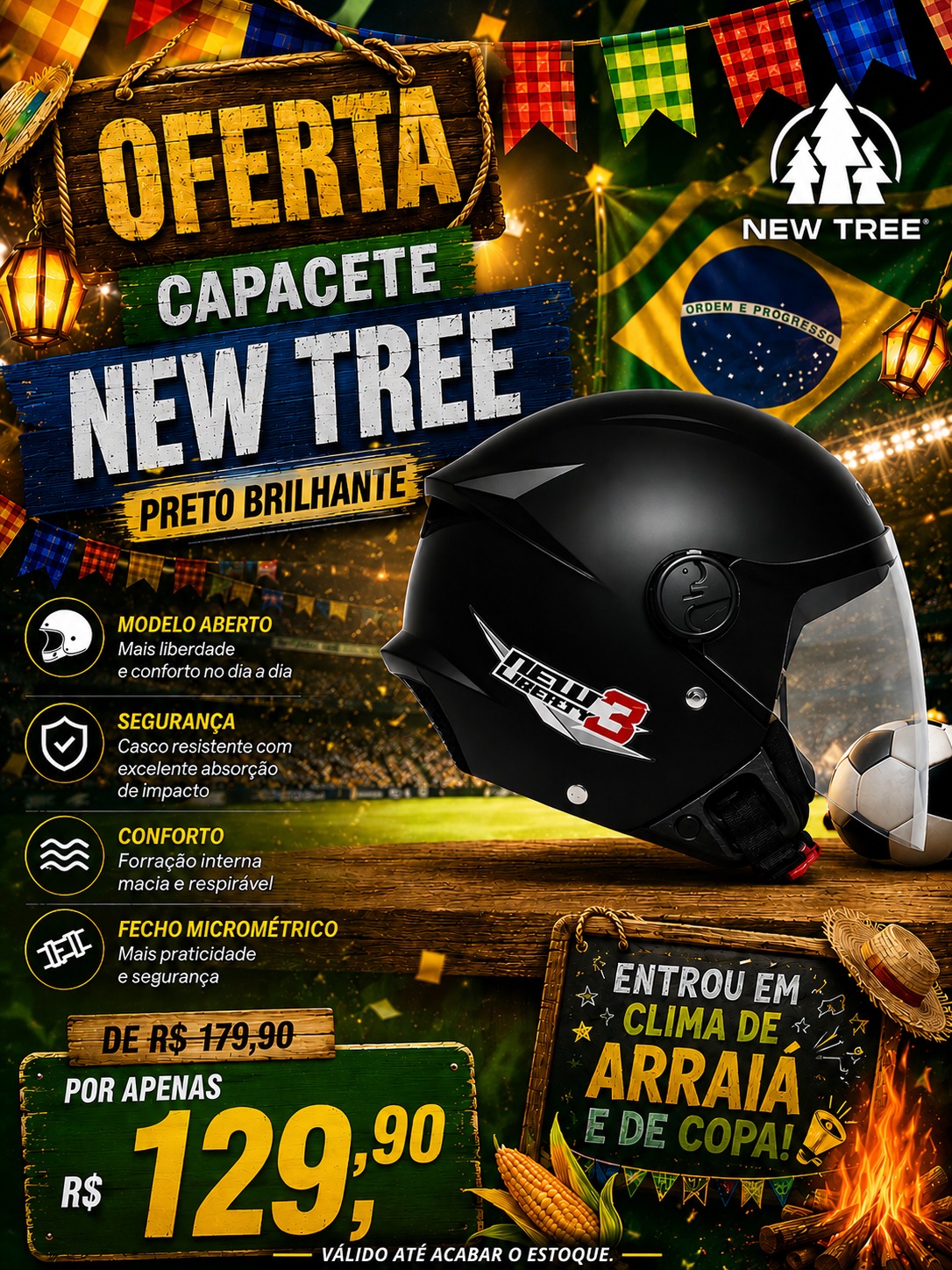 Promoção de Capacete - TG Riders